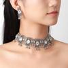 Bohemian Retro Indian Ethnic Necklace and Hanfu Jewelry Set