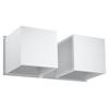 Quad 2 White Wall Lamp