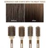 Professional Salon Styling Tools Round Hair Comb Hairdressing Curling Hair Brushes Comb Barrel Comb