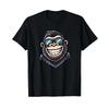 Cool Gorilla With Sunglasses Cartoon Art T Shirt Black Vintage Washed Designer Clothes Breathable Unisex Graphic Soft