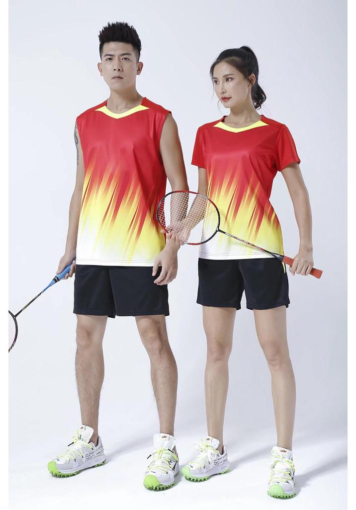 Men's and Women's Table Tennis, Tennis, Badminton, and Volleyball Sportswear Set