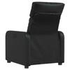 Relax Chair Black Synthetic Leather