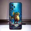 AI Shanhaijing Illustration Phone Case For Xiaomi Redmi Note 15 14 13 12 12S 11E 11 11S Pro Plus 4G 5G Black Soft TPU