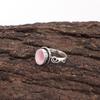 Pink Cat's Eye Ring, 925 Sterling Silver Ring Jewelry, Handmade Ring Gemstone Jewelry For Memorial Day