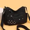 Women's bag medium and old mother bag new women's bag trendy simple oblique span bag fashionable multi-layer shoulder bag