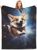 CorgiPrint Throws Soft  Lightweight Blankets for Dog Lovers Perfect Gift for Boys  Girls