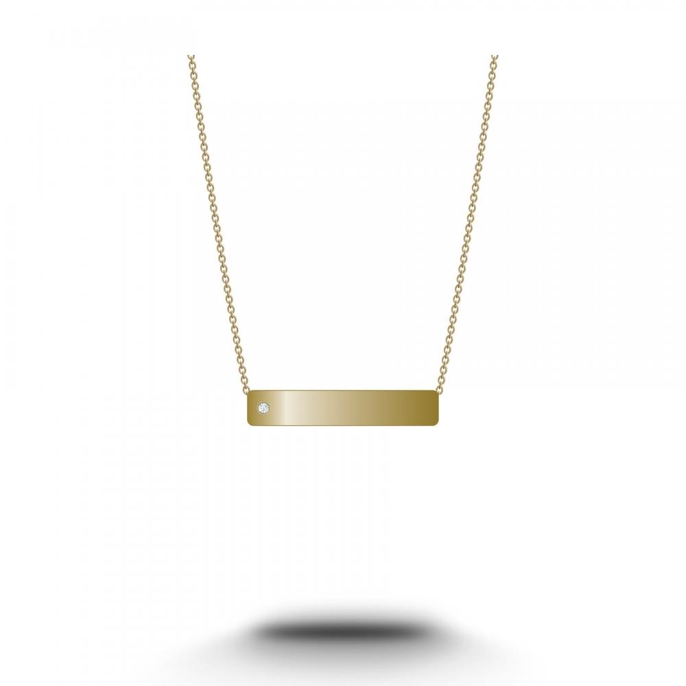 

Fossil Women s Gold-Tone Stainless Steel Station Necklace