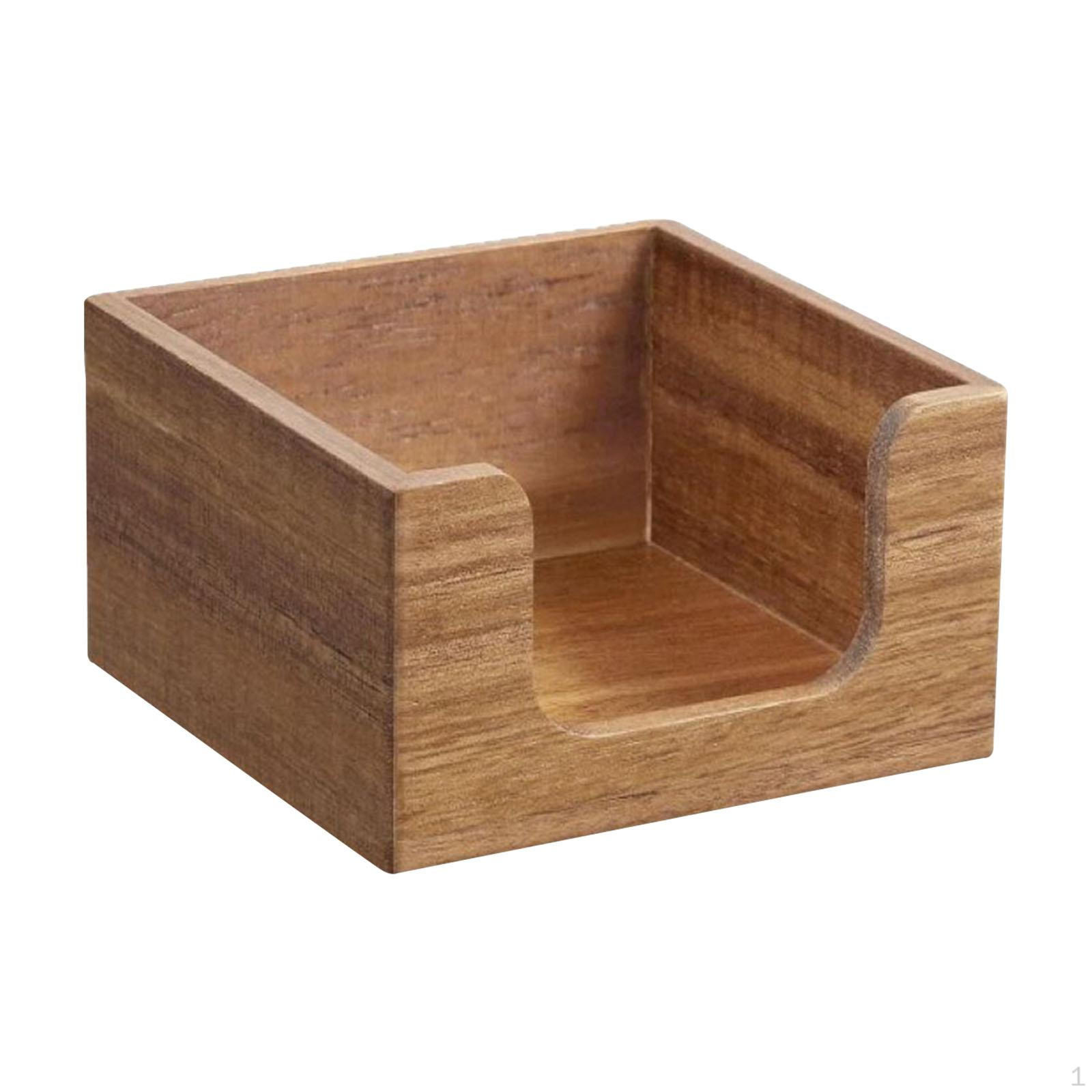 

Держатель для липких заметок Диспенсер для Post It Деревенский Блокнот из массива дерева для дома школы