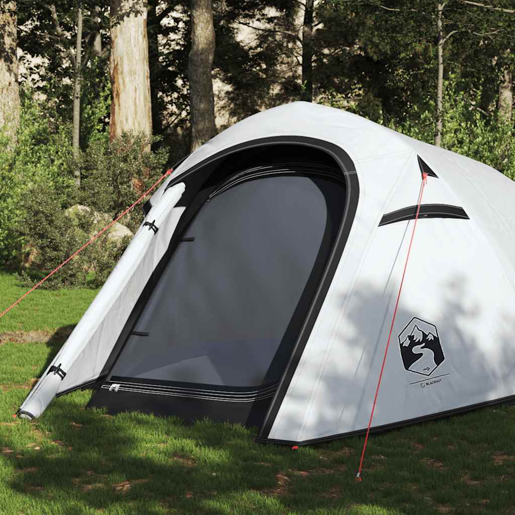 Tunnel Camping Tent for 3 Persons White & Dark Waterproof