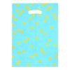 Party Favor Bags with Polka Dot Pattern Durable Aluminum Foil Material Die Cut Handle Gift Bags for Events and Celebrations