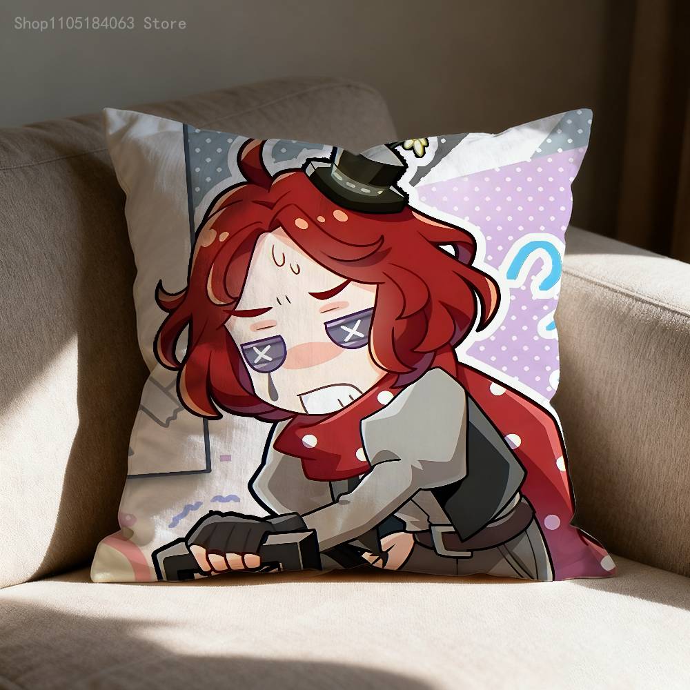 I-Identity V Throw Pillow Case For 45x45cm 55x55cm 30x30cm Square Car Pillowcase Home Bedchamber Decor Gift