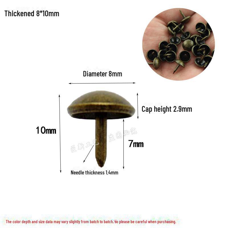 Antike Eisenblase Dekorative Rundkopf Sofanägel für DIY Möbel und Weich-/Hartverpackungen