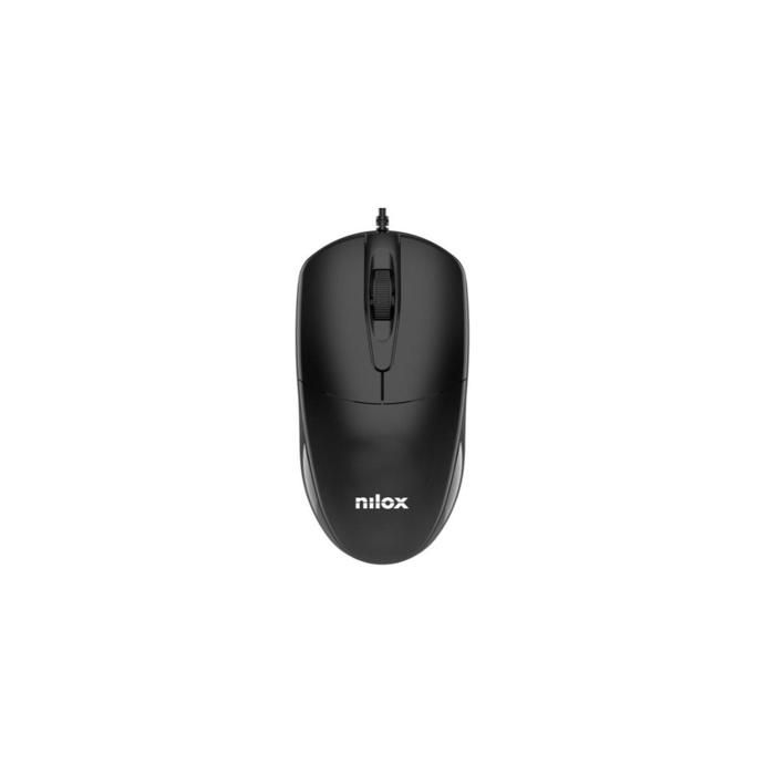 Myš - NILOX - MOUSB1011 - Drátová - 3 programovatelná tlačítka - 1200 DPI