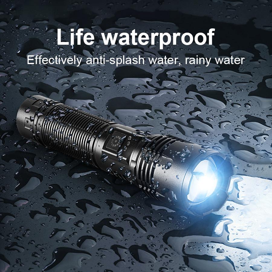 2026 NEW Ultra Bright LED Flashlight Strong Light Tactical Torch Rechargeable Portable Lamp Outdoor Camping Lantern