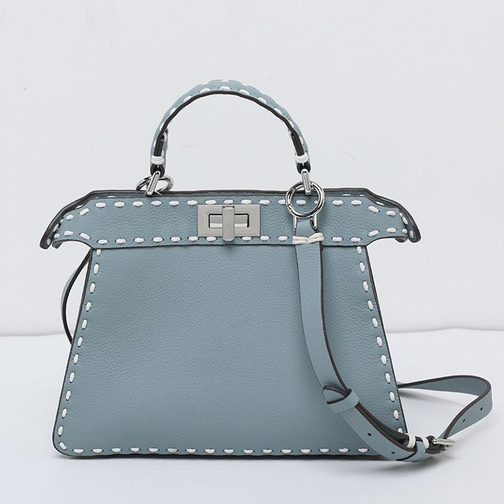 

Сумка-кошелек из коровьей кожи первого слоя, полностью сшитая вручную, полностью изготовленная вручную, женская сумка из натуральной кожи, сумка-мессенджер через плечо