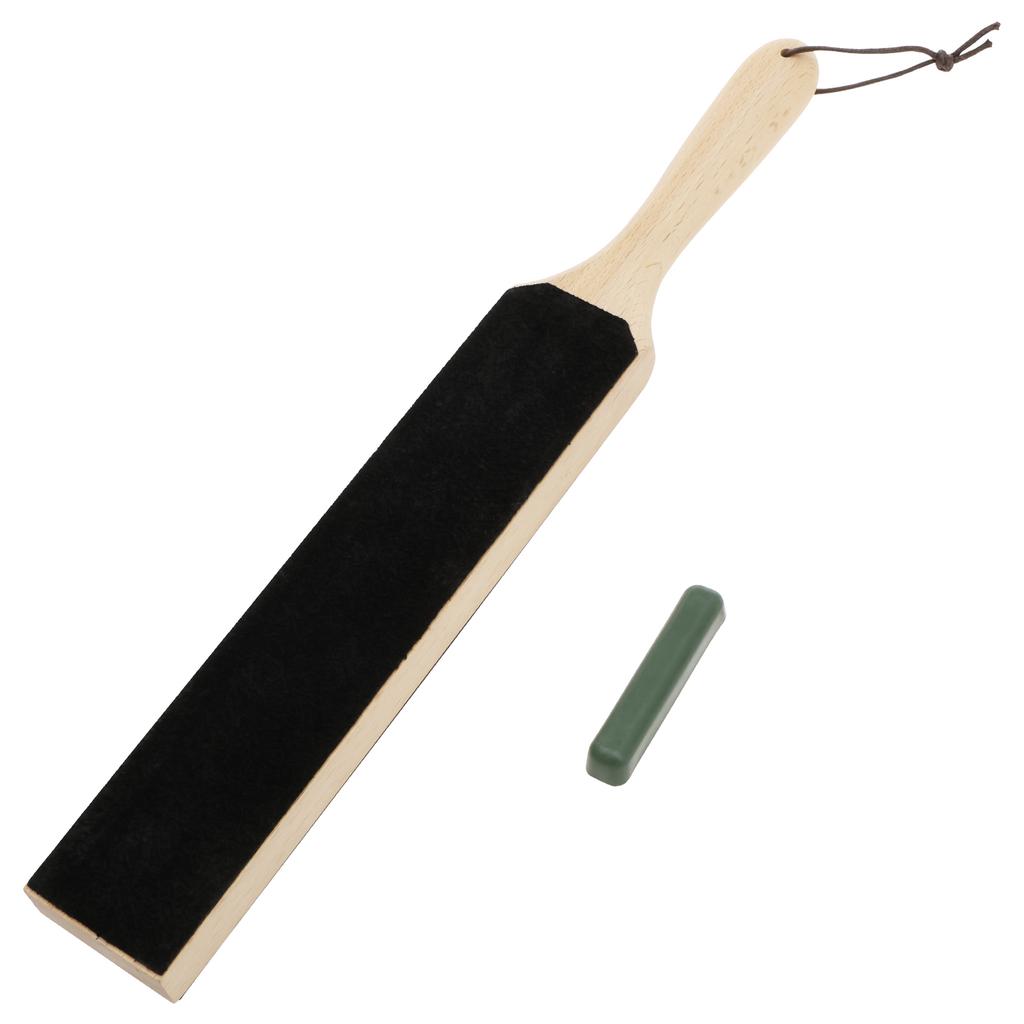 Double Side Leather Strop Leather Sharpening Strop for Razor Knives Double Sided Home Sharpening Tool and Polishing Board