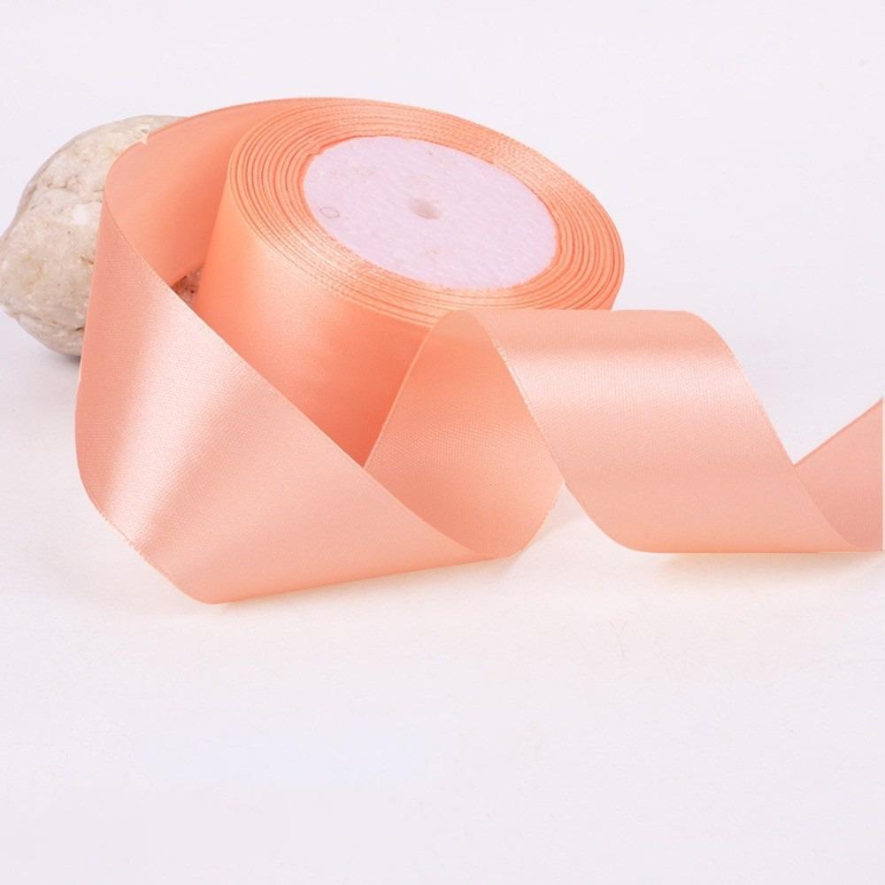 1Roll 1.5 Inch X 25 Yards Solid Satin Ribbons DIY Gift Wrapping Bridal Bouquets Bouquet Ribbons Handmade Bows Cake Packaging
