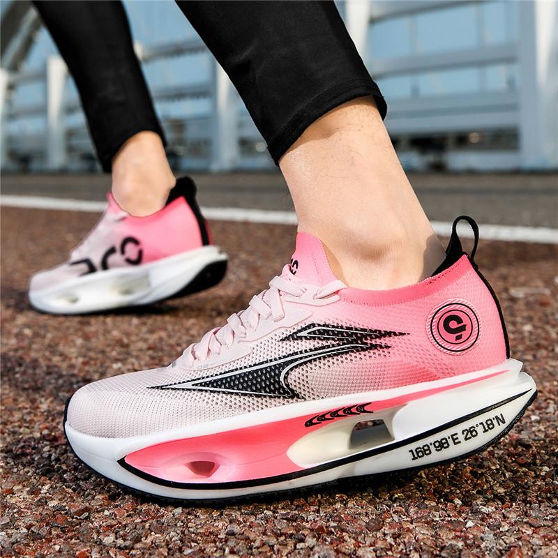 New Color Blocking Personalized Sports Shoes Rebound High-quality Elastic Running Shoes Comfortable Antibacterial Casual Shoes