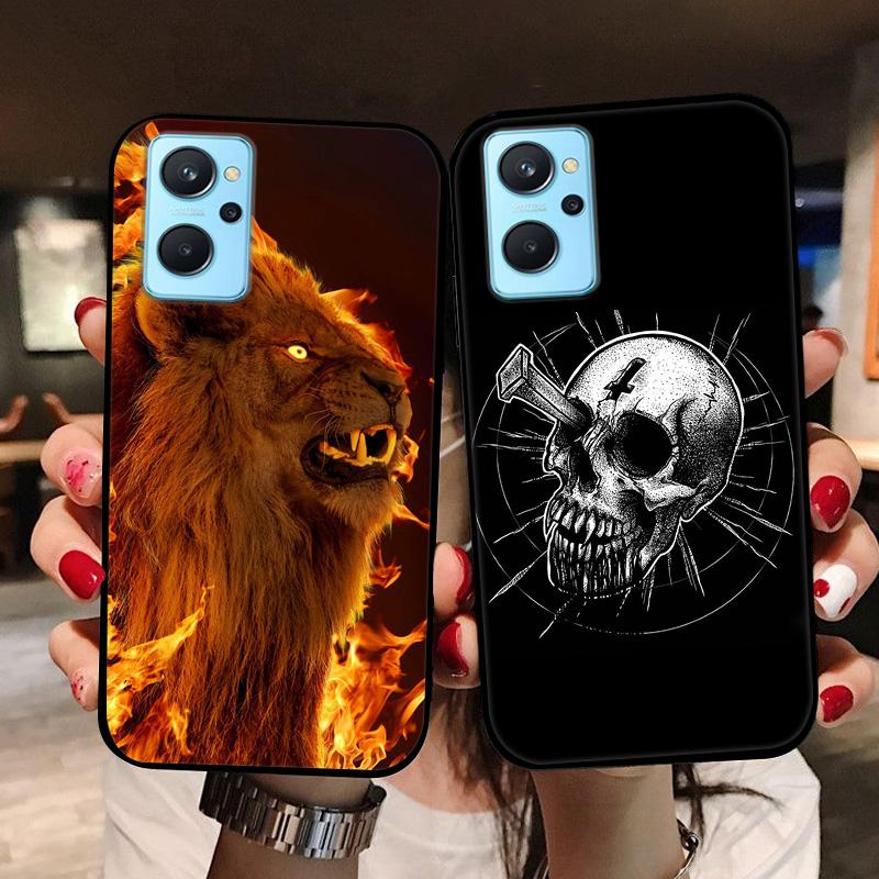 Voor OPPO Realme 9i Hoesje Mode Panda Bloemen Zacht Siliconen Achterhoezen voor Realme9i 4G Realme9 i Cover RMX3491 etui Fundas tas