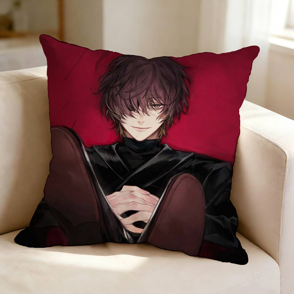 Adventure Game SSlow DDamage TTowa Square DoubleSided printed Pillow Case Bedroom Bedside Pillow Sofa Cushion Cover