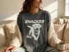 Labrador Snacker Comfort Colors T-Shirt - Funny Lab Food Lover Tee, Labrador Mom Dad Gift, Vintage Hungry Dog Shirt