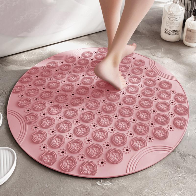 Household Non-slip Mat Bathroom Bath Massage Bathtub With Suction Cup Anti-slip Bath Mat Rug Home Bathroom Carpet Supplies