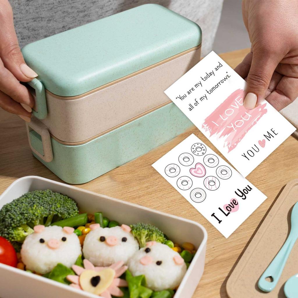 21PC Lunch Box Card Inspirational Love Card Anniversary Lunch Box Lovers Fun Valentine's Day Card