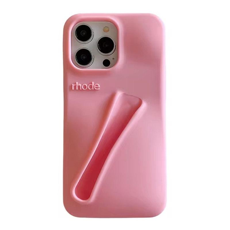Minimalistische Rhode-Hlle in Volltonfarbe fr iPhone 15 14 Plus 13 12  Mini 11 Pro Max kann mit Lippenstift-Abdeckung installiert werden, ohne  mitgeliefert zu werden gnstig kaufen  Preis, kostenloser Versand, echte  Bewertungen mit Fotos  Joom