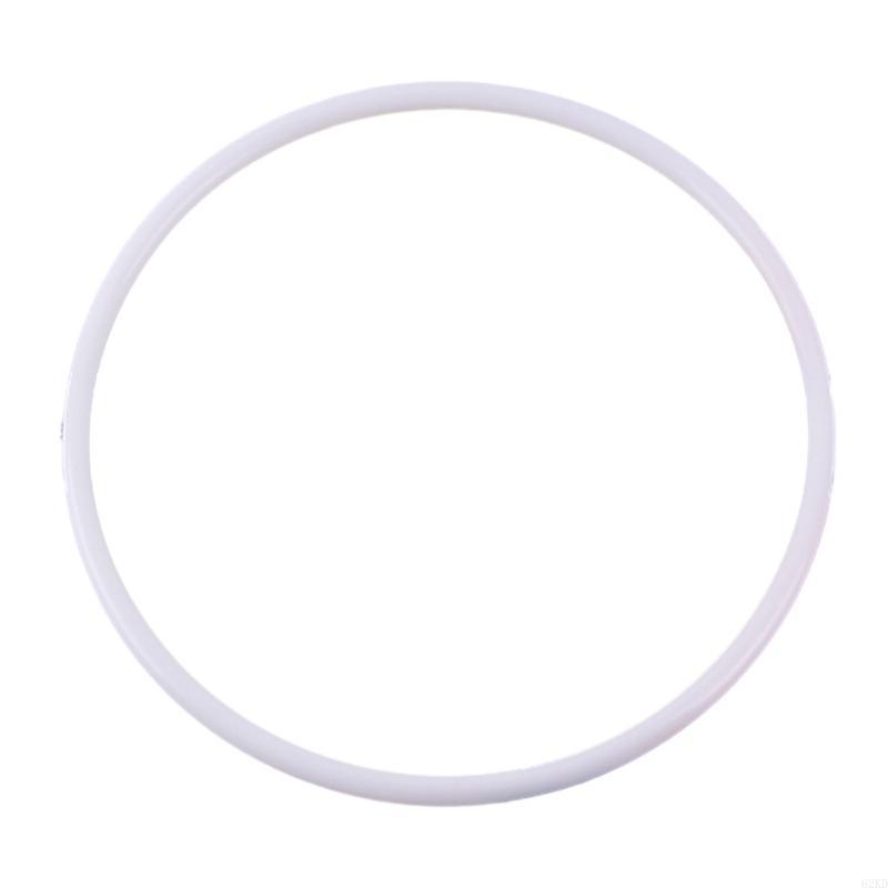 62KD DIY Craft Rings White Plastic Hoops for Wedding Clothing Jewelry Making Material