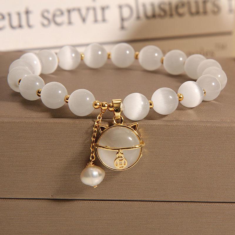 Cat s Eye Beaded Bracelet - Unique Niche Design Gift for Girlfriend or Best Friend s Birthday