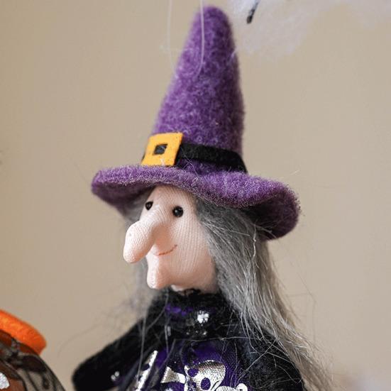 Halloween Ghost Pendant Hanging Ornament Easy to Install Funny Spooky Witch Pendant Festival Party Decoration