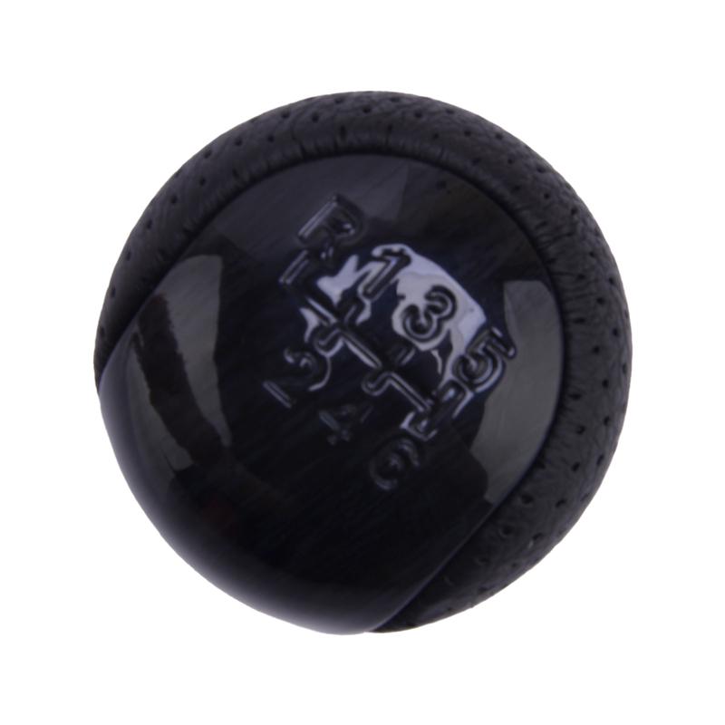 6 Speed Gear Shift Knob Head Black With Black Stripe Cap Fit for Hyundai I30 IX35 D7N9