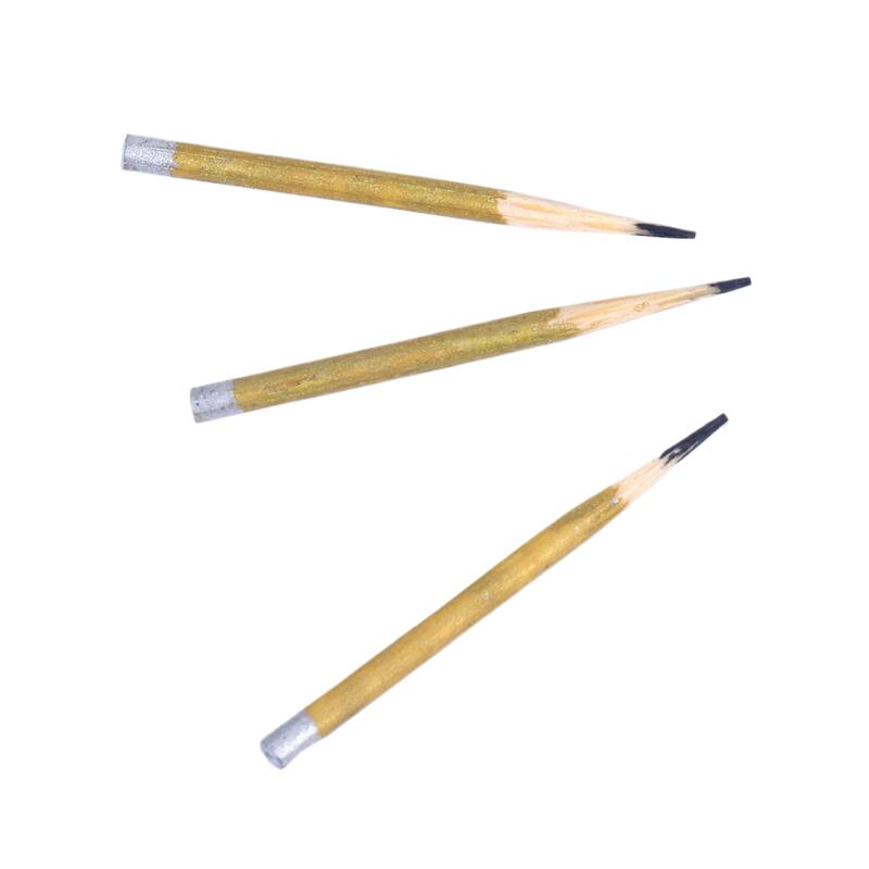 10Pcs Dollhouse Miniature Colored Pen Mini Pencil School Supplies Model Kid Pretend Play Toy Home Decor