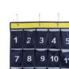 Navy Blue Wall Hanging Storage Bag Durable Phone Holder Hanging Organizer  Classroom