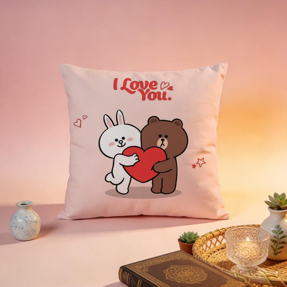 

Hot LLine Town Conyful Cushion Cover Premium SkinFriendly Pillow Case MultiPurpose for Home Office Travel 30X30cm