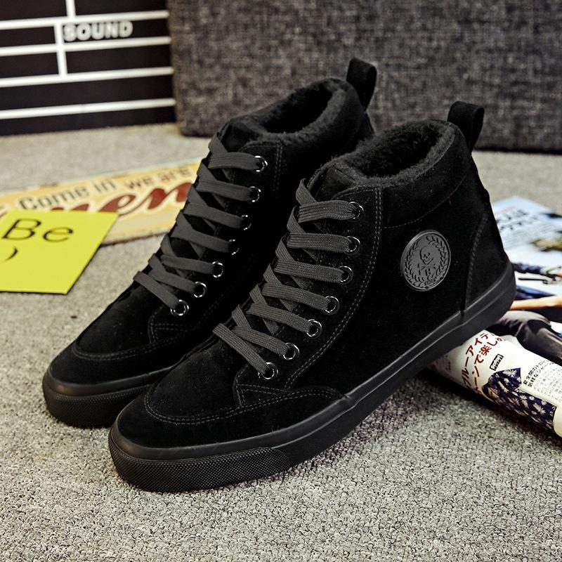 Men Boots Winter Fashion High Cotton Shoes Plush Keep Warm Brand Man Snow Boots Footwear New 2024 Hot Sales