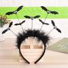Gothics Sequins Bat Hairband for Adult Kids Cosplay Party Costume Day of the Death Bat Headpiece Halloween Accessories
