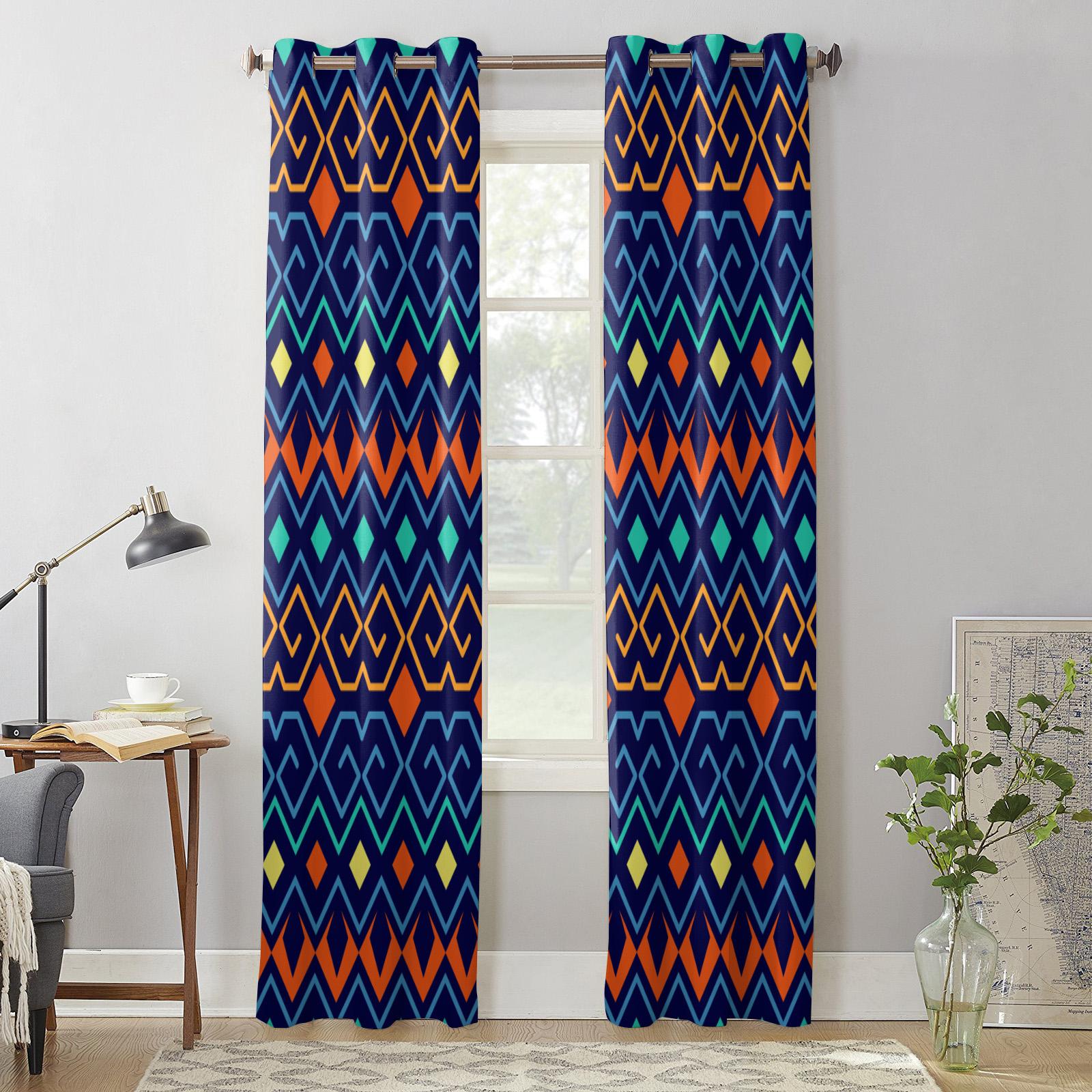 Занавеска для спальни и кухни в богемном стиле — фото 5