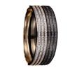 Light Luxury Open-face Women's Fashionable Simple and High-end Zircon Bracelets Couple Style Bracelet