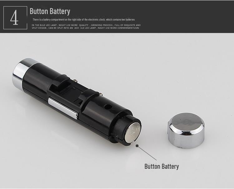 LED Backlit Car Air Vent Clip Thermometer and Clock Display