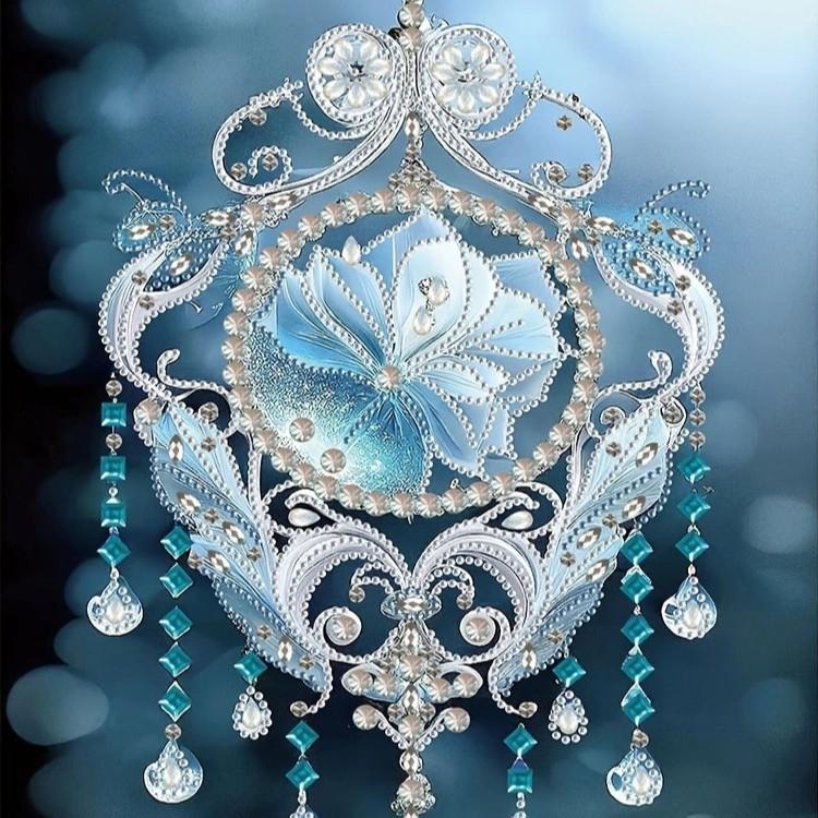 Diamond Painting, Diamantaufkleber, DIY Handgefertigtes Materialpaket, Rahmenloses Dekoratives Gemälde, Handgefertigte Aufkleber, Diamantmalerei mit Sonderformen