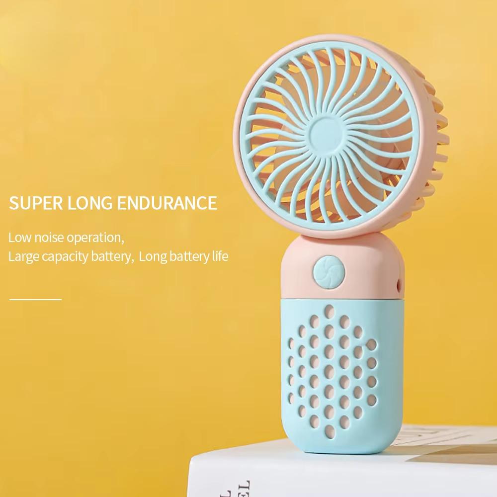 Handheld Light Mini Fan USB Rechargeable Small Electric Fan Student Pocket Portable Fan Mini Multicolor Portable Air Conditioner