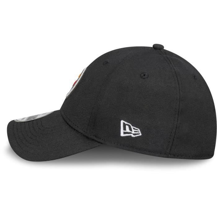 Casquette 39Thirty - New Era - Pittsburgh Steelers - Blanc - Sportswear - Stretch Fit
