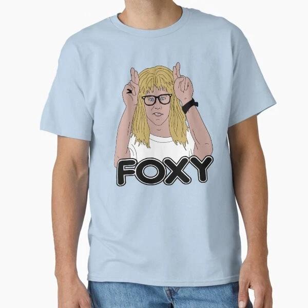 Foxy Garth Waynes World Dana Carvey Classic Ts Made In Usaaus Tshirt S2xl S