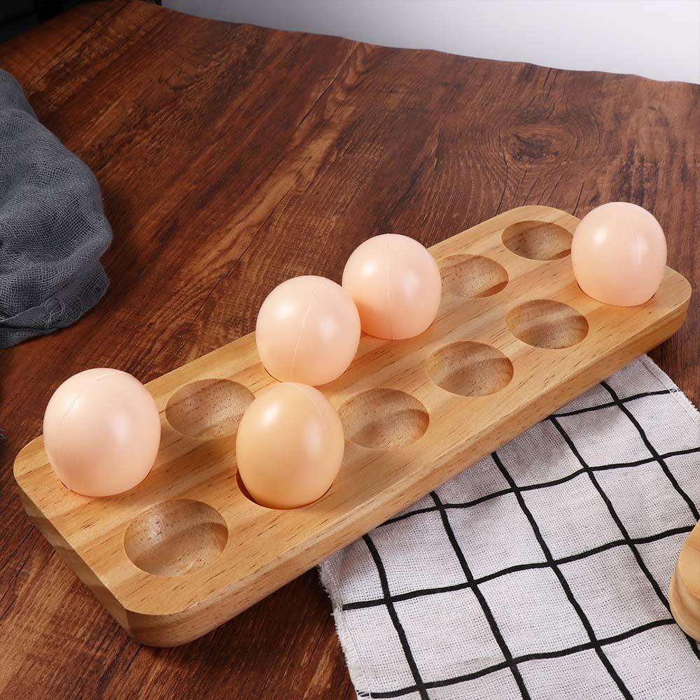 Multi-Compartment Egg Tray 4/6/12 Holes Egg Storage Rack Household Egg Plate  Tabletop