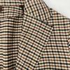 UNITED ARROWS 1122-110-6163 Beige X Brown Houndstooth LOVAT Tailored Jacket Jacket 46 Beige / brownUsed