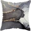 Modern Abstract Gold Foil Lines Printing Bay Decor Pillow Abstract Marble Cushion Cover Home Hotel Sofa Bed Cushion Cover