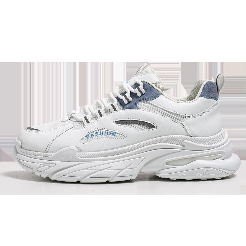 Men's shoes new spring and summer sports casual running mesh breathable thick-soled dad shoes teen little white tide shoes