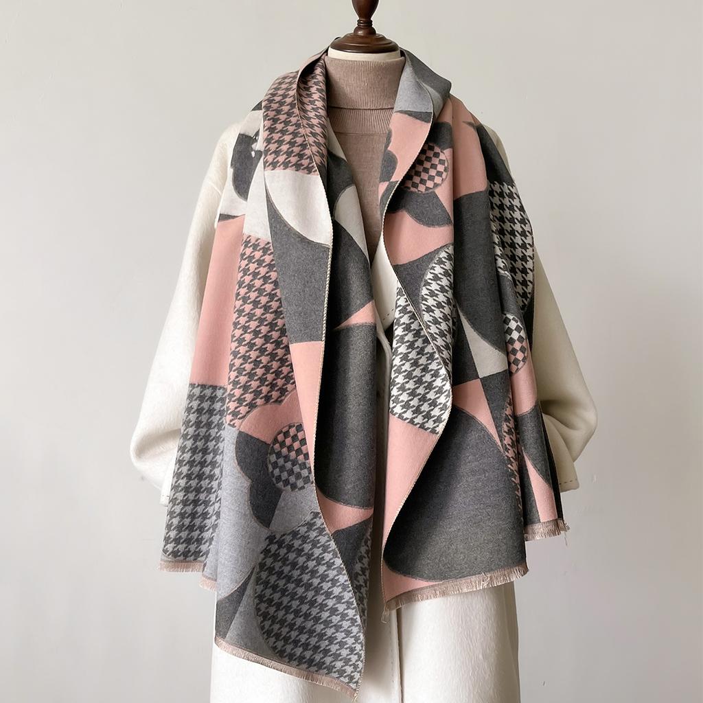 Autumn Winter Women Scarf Design Pladi Imitation Cashmere Pashmina Soft Warm Shawls Wraps Bufanda Echarpe Poncho Blanket