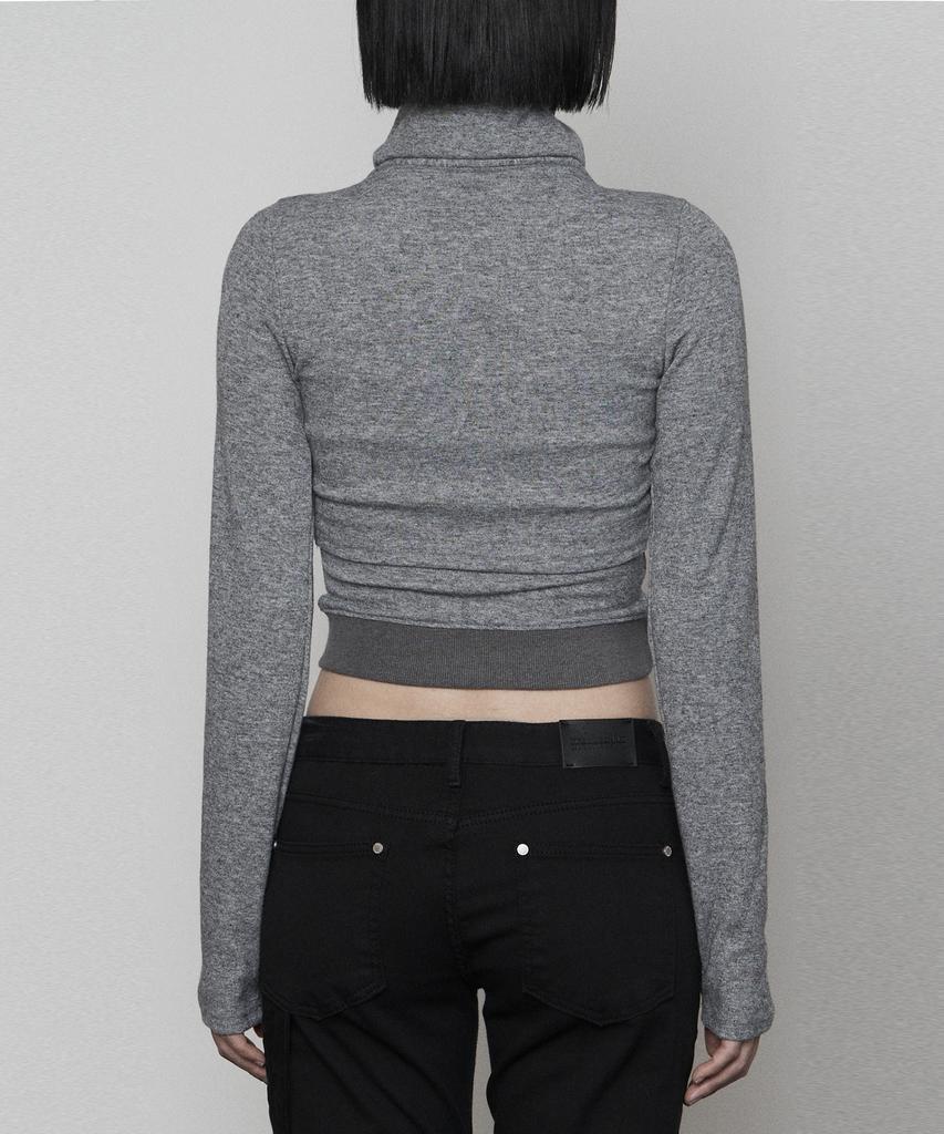 ETRE AU SOMMET Polar Open Bolero Top Set (Melange Gray)